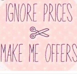 Excepting all REASONABLE offers